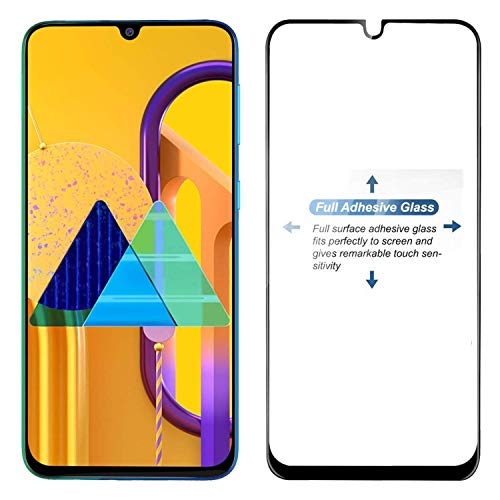 Image of DD SON Screen Protector Full Glue Coverage Edge to Edge Tempered Glass for Samsung Galaxy M31 / F41 / M21 / M21 (2021) / M30 / M30s / A30 / A50 / A20 / A30s / A50s / M10S / M21s / M31 Prime (Black)