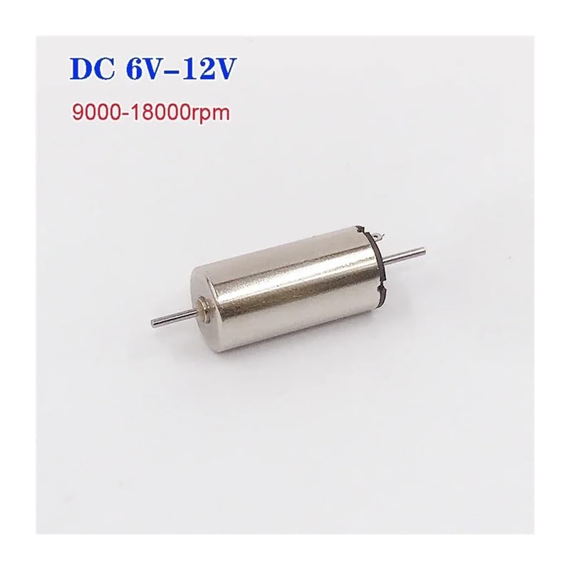 POWTAXBJGD 1020 10mm*20mm Coreless Electronic Starter Dual Shaft Electronic Starter DC 12V 13000rpm High Speed Engine DIY Toy Train