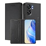MOJIA Hülle für Oukitel C58 Pro/Oukitel C58, PU Folio Leder Brieftaschen Handyhülle Schutzhülle mit Kartenfach & Standfunktion. Black
