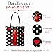 Imagen de IllustrArte Bolso Tote Flamenco Mujer 43x43 cm