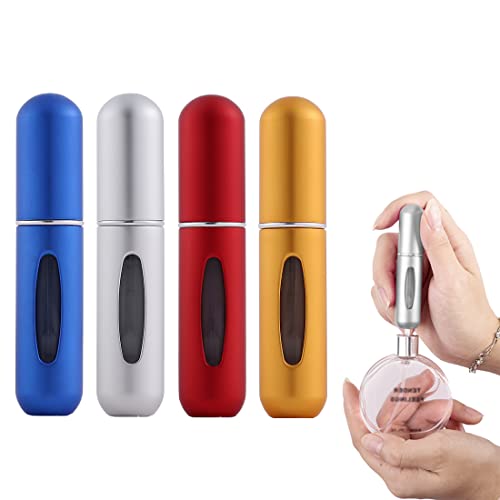 🧡Colori multipli: i nostri atomizzatori di profumo sono disponibili in 4 colori. Facile distinguere tra diverse fragranze. Lo spray da viaggio a nebbia fine è perfetto per le tue esigenze personali e domestiche, inclusi prodotti di bellezza, fragranze e altri liquidi.
