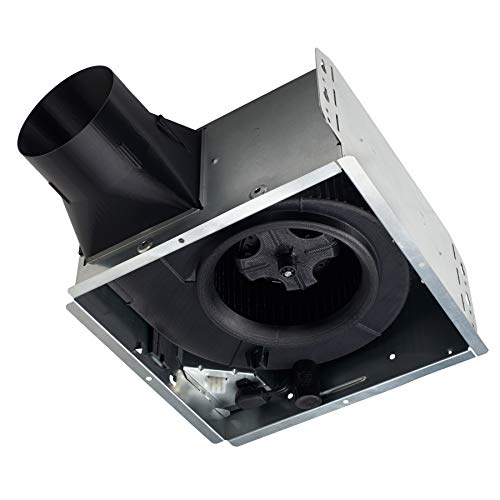 Broan-Nutone 791LEDM InVent Series Single-Speed Fan with LED Light, Ceiling Room-Side Installation Bathroom Exhaust Fan, ENERGY STAR Certified, 1.5 Sones,