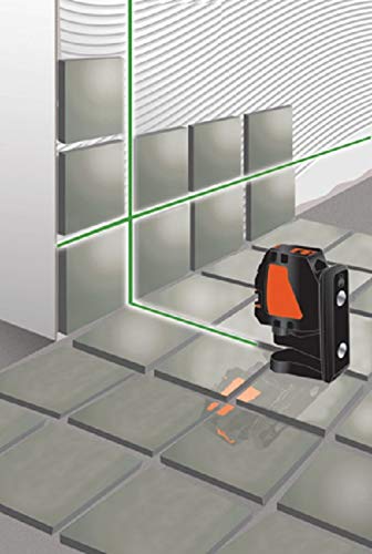 Johnson Level & Tool 40-6657 Self-Leveling Cross-Line Laser With Greenbrite Technology, Green, 1 Laser #TOP4