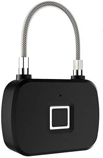 YEBDD Fingerprint Lock Security Smart Lock Keyless Smart Fingerprint Lock Anti-Theft Security Padlock Door Luggage Case Lock