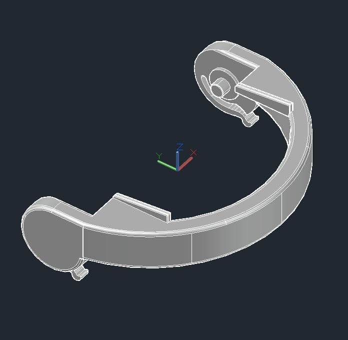 Handle replacement part for Hoover Steam Vac Dual V Clean water Tank, Gray