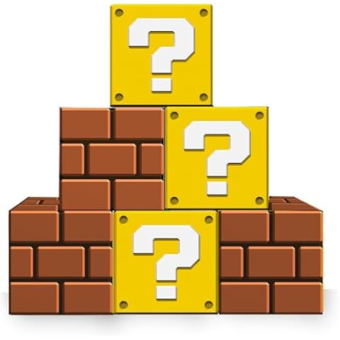 PARTVON 6 PCS Big Party Boxes for Birthday Party Question Boxes Brick Boxes Pipe Boxes for Party Game Party Favor Props Boxes Cover