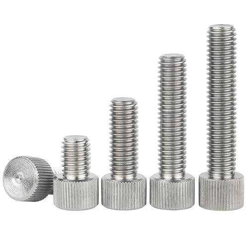 GUIBEIZU 304�X�e�����X�X�`�[���t���b�g�w�b�h�X�N�����[�{���g�O���b�v�m�u�X���b�h�t�@�X�i�[�n���h�X�N�����[10��M8*20