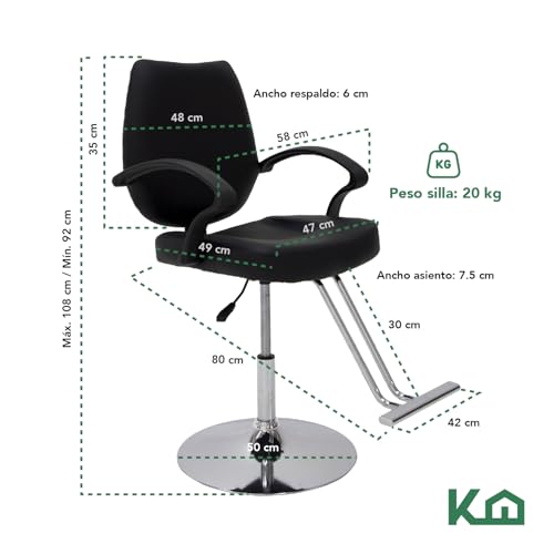 Mejores precios y opiniones de Sillones peluqueria hidraulico listamos los 10 mejores. 24 Imagen adicional