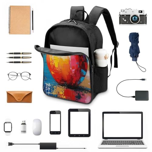 Mochilas para Estudiante Primaria y Secundaria con Estampado 3D de Dibujos 4