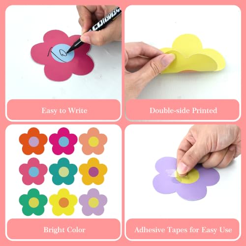 Image of Vuzvuv Flower Cutouts Paper for Spring Summer Bulletin Board Decorations
