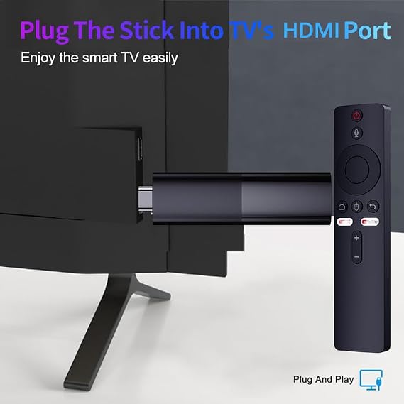 Android iM TV Stick HDR ATV 4K with Googl. Assistant Voice Remote Control, Fire stick 4k Max streaming device Wi Fi support(Newest Gen)