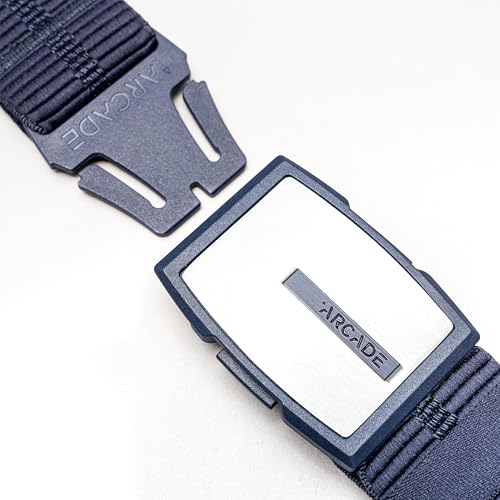 Image of Arcade Experience Unisex Belt, Heavy Duty Elastic Webbing, Non-Metal Travel Friendly Buckle