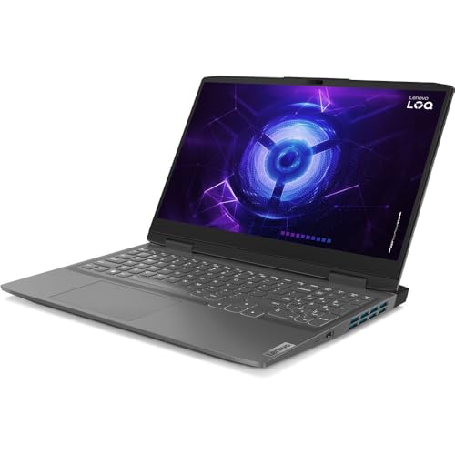 Image of Lenovo LOQ 15ARP9 Gaming Laptop - 15.6 inch FHD IPS - 144Hz 4-Core AMD Ryzen 5 7235HS - 48GB DDR5 4TB SSD - NVIDIA GeForce RTX 4050 6GB GDDR6 - Wi-Fi 6 - Numeric Keypad - 720p HD Camera - W11H