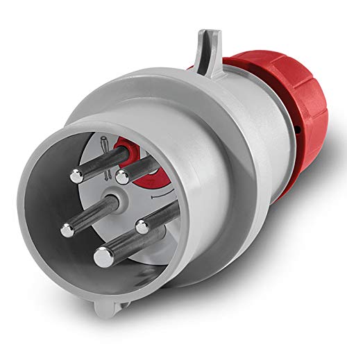 Scame optima - Clavija con inversor 3 polos+neutro+tierra ip44 32a 346-415v corriente alterna