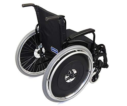 CADEIRA DE RODAS AVD ALUMÍNIO AVD 44 CM PRATA - ORTOBRAS