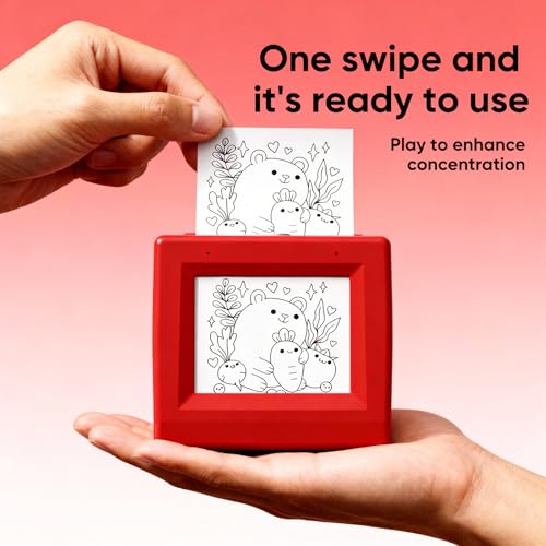 JUMP HERO Smart AI Voice Sticker Maker Machine,Mini Sticker Printer for Kids, Inkless Portable Thermal Stickerbox Printer with Photo Printing, DIY Label Maker for Scrapbooking, Crafts, Gift Wrapping