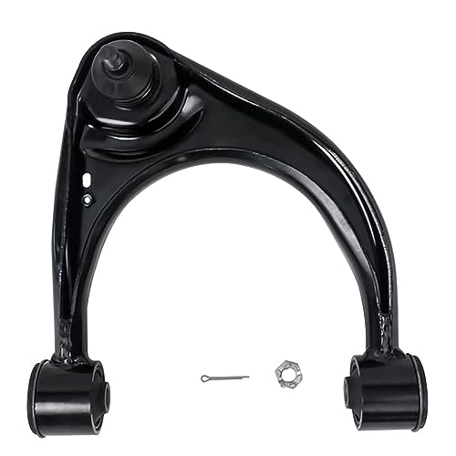 Image of Detroit Axle - 8pc Front End Kit for 2007-2021 Toyota Tundra, 2008-2022 Sequoia, 2 Upper Control Arms w /Ball Joints 4 Tie Rods 2 Boots 2009 2010 2011 2012 2013 2014 2015 2016 2017 2018 2019 2020