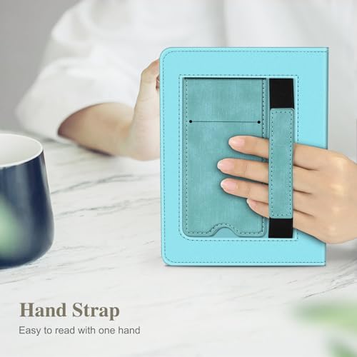 Image of Fintie Case for 7 inch /6.8 inch Kindle Paperwhite(12th /11th Generation-2024 /2021) and Kindle Colorsoft Signature Edition -Slim Foldable Stand Cover Auto Wake /Sleep for Paperwhite 2024, Turquoise