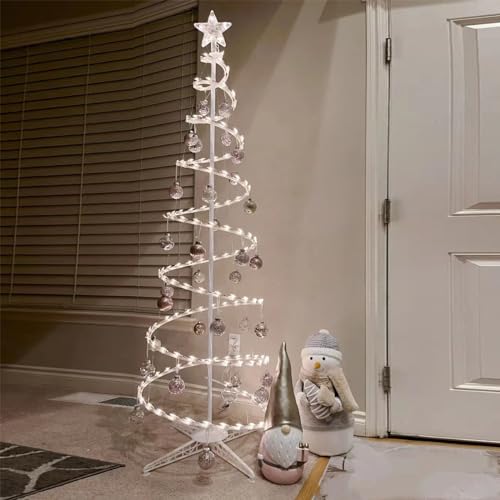 Foldable Tree Shape LED Christmas Lights Indoor Winter Wonderland Decor - image 7