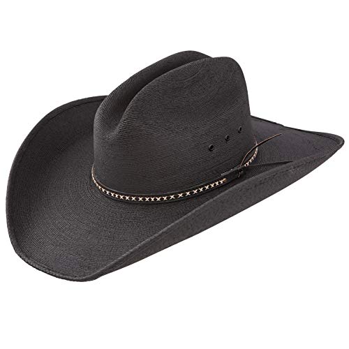 Jason Aldean Men's Asphalt Straw Cowboy Hat Black 6 3/4