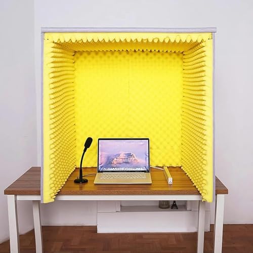 Enregistrement sonore en studio a la maison grace a la cabine de son pliable - 5