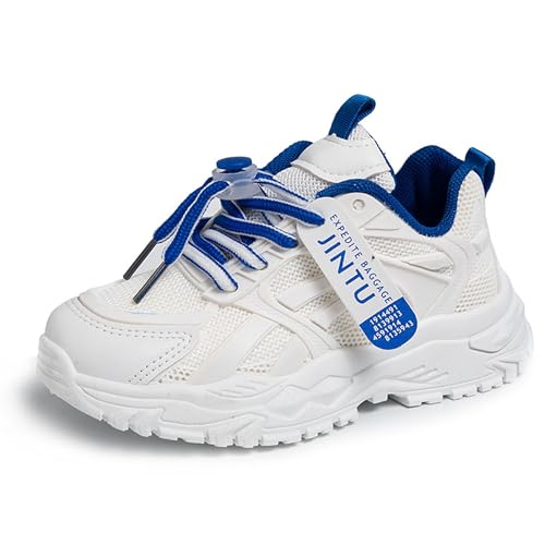 Kids' Mesh Sports Shoes Soft Sole Lightweight Anti-Slip Breathable Walking Athletic Shoes Boys Girls Comfortable Fashionable Tennis