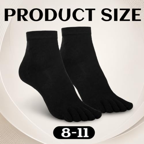 Image of Bencailor 4 /12Pairs Women Toe Sock Five Toe Sock