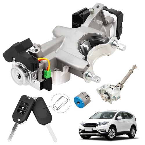 RAMATA Ignition Switch Lock Cylinder with Key (with Blank Chip)