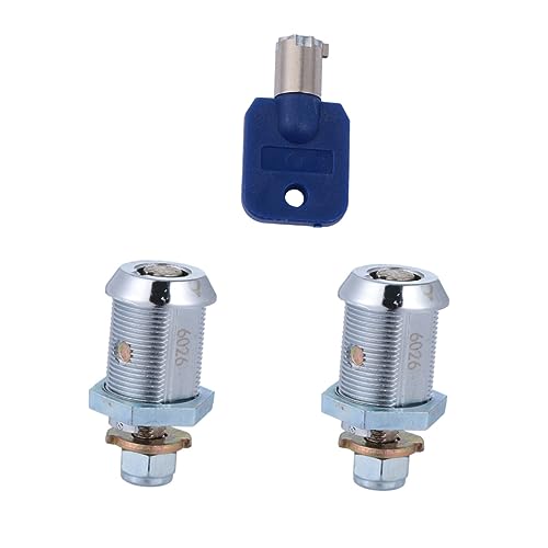 Operitacx 2piezas Cerradura De Puerta Con Bolígrafo Cerradura De Leva Tubular De Para Máquina Recreativa Para De Arcade y De Cajas De Herramientas