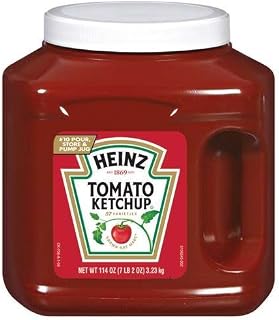 Heinz #10 Ketchup Plastic Jug 114 Oz (Pack of 6)