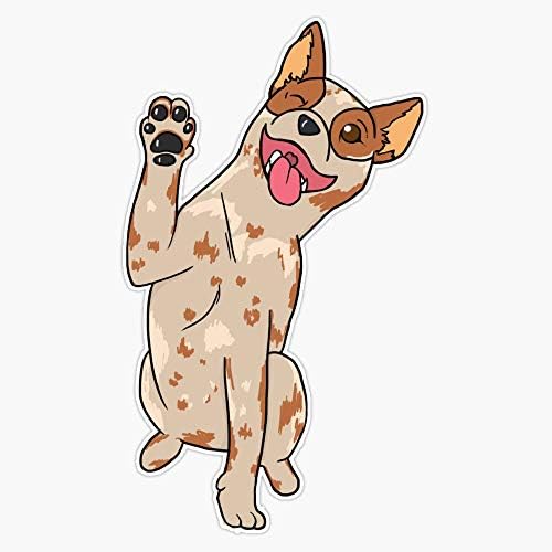 Cattle Dog Pile Sticker - 5 Inch Waterproof Vinyl Decal For Cars, Laptops, Windows