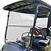 ‎KUAFU Tinted Flip Windshield Compatible with 2007-2016 Golf Cart Yamaha G29 Gas or Electric Golf Cart Folding down Smoke Windscreen