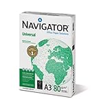 Navigator Universal A3, 80 g/m², Weiß, 5 Stück