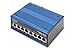 Produktbild DIGITUS Netzwerk-Switch - 8-Port Gigabit Ethernet - DIN-Rail Montage - Klemmleiste - Lüfterlos - Schwarz/Blau