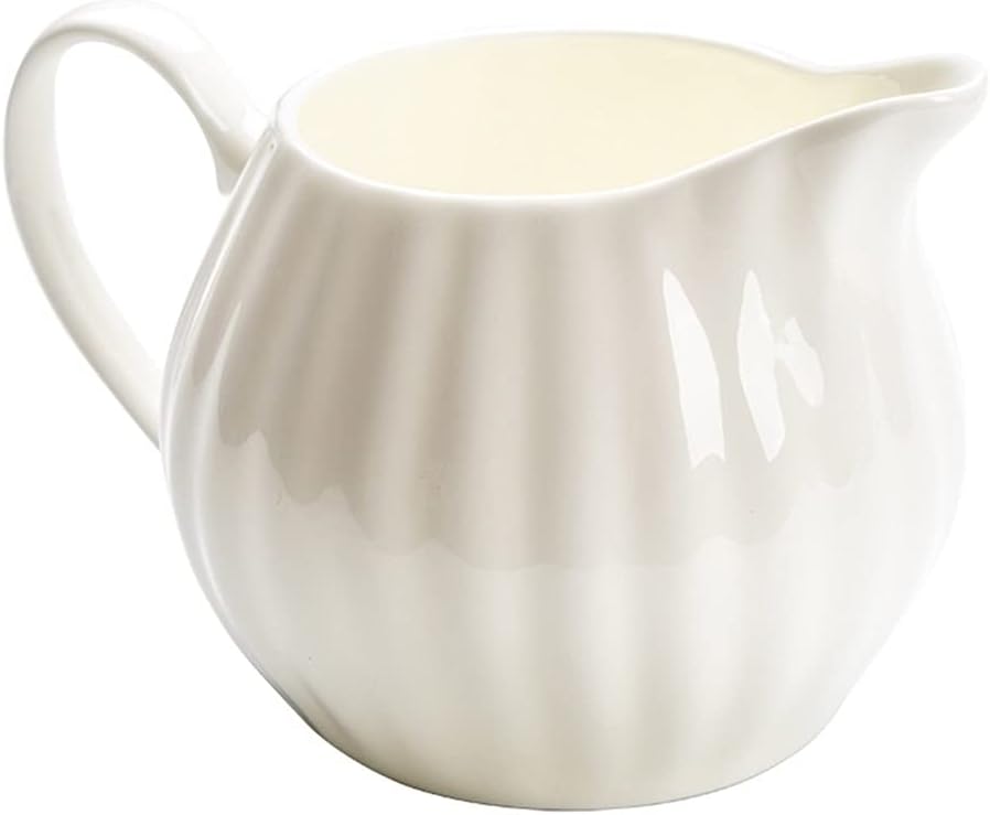 Easy Pour Gravy Boat Ceramic Gravy Boat Coffee Creamer Cream Pitcher Perfect Serve Milk Cream Salad Hot Maple Syrup Elongated Butter 300ml / 10.1oz 2 Pieces Sauce Pourer (Gold)