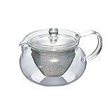 HARIO(ハリオ) 茶茶急須 丸 実用容量450ml 耐熱ガラス プレゼント ギフト 贈り物 CHJMN-45T