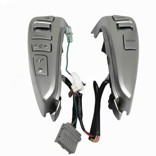 Compatible With Cube For Versa For Note ステアリングホイールボタン ステアリングホイール クルーズコントロールスイッチボタン 25550-3DA6A 多機能ボタンホイールスイッチコントロール
