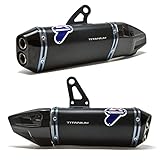 2 Anni di garanzia mototopgun termignoni scarico nocat titanio nero coppa alluminio racing compatibile con ducati streetfighter v4 2021 21
