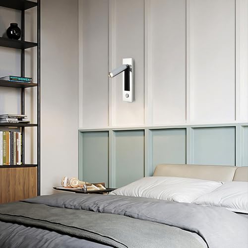 Apliques de pared aluminio de diseño minimalista plata con iluminación cálida 1