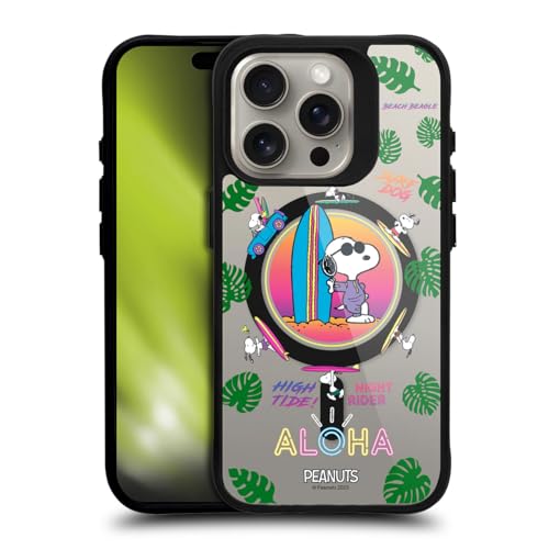 Coque Peanuts Snoopy iPhone 15 Pro antichoc bumper robuste compatible MagSafe