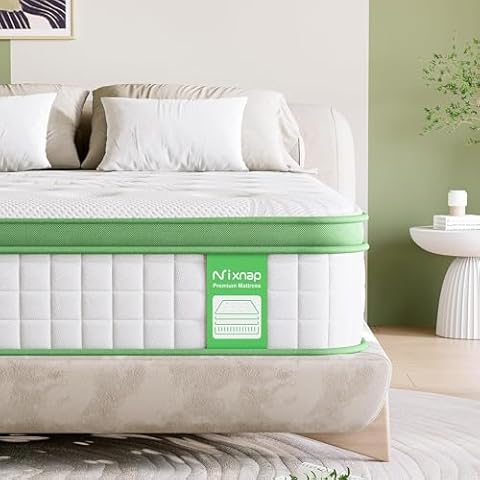 NIXNAP Double 10 Inch Hybrid Mattress Cover