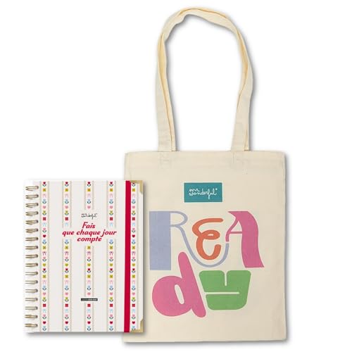 Agenda 2026 2027 Hebdomadaire Grand Format Mr. Wonderful Planificateur de Bureau