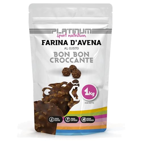 Harina de Avena Bon Bon Crujiente. Vegana. Formato de 1 kg.