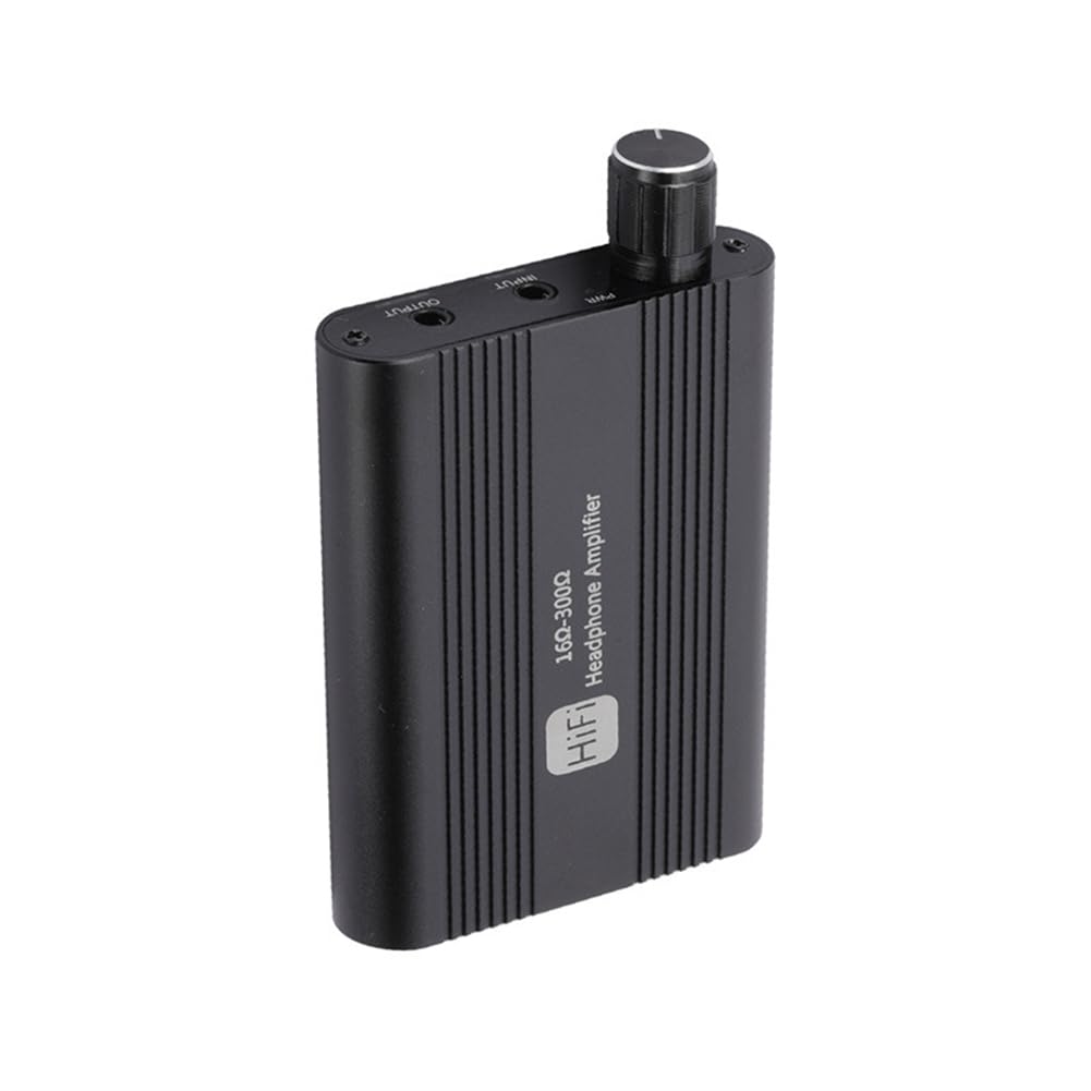 Bloepum Upgrade Bluetooth HiFi Headphone Amplifier Headphone Amplifier 3.5mm Stereo Audio Out 16-300ohm with Switch Powered