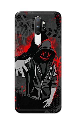 Image of Printed Hard Back Cover for Oppo A9 2020 Back Cover (Hoodie Rapper) -190724(EA)