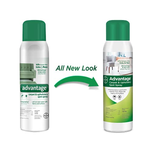Advantage Flea, Tick and Bedbug Carpet and Upholstery Spot Spray, 16 oz
