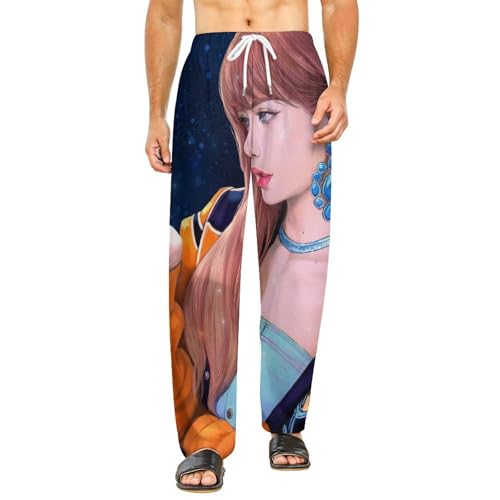 Vêtements de nuit sans inconfort : bas de pyjama long femme taille S pantalon détente