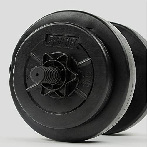 Phoenix Fitness RY1425 Dumbbells Weight Set 15kg Dumbbell Set Adjustable Dumbbells for Men & Women Free Weight Hand Dumbbell for Home Gym Workout.