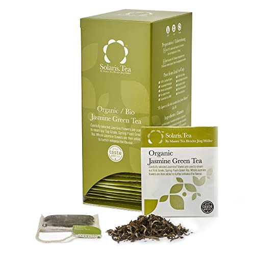 Solaris Tea Bio - Jasmin Grüntee, 40 Seidenteebeutel, 1er Pack (1 x 60 g) Cover
