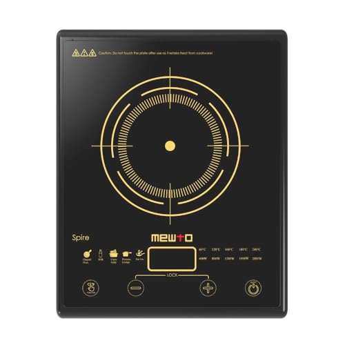 Image of Spire from The House of Link 2000W Induction Cooktop | 5 Cooking Modes with Touch Control & Digital Display | Auto Pan Sensor | 1 Year Warranty